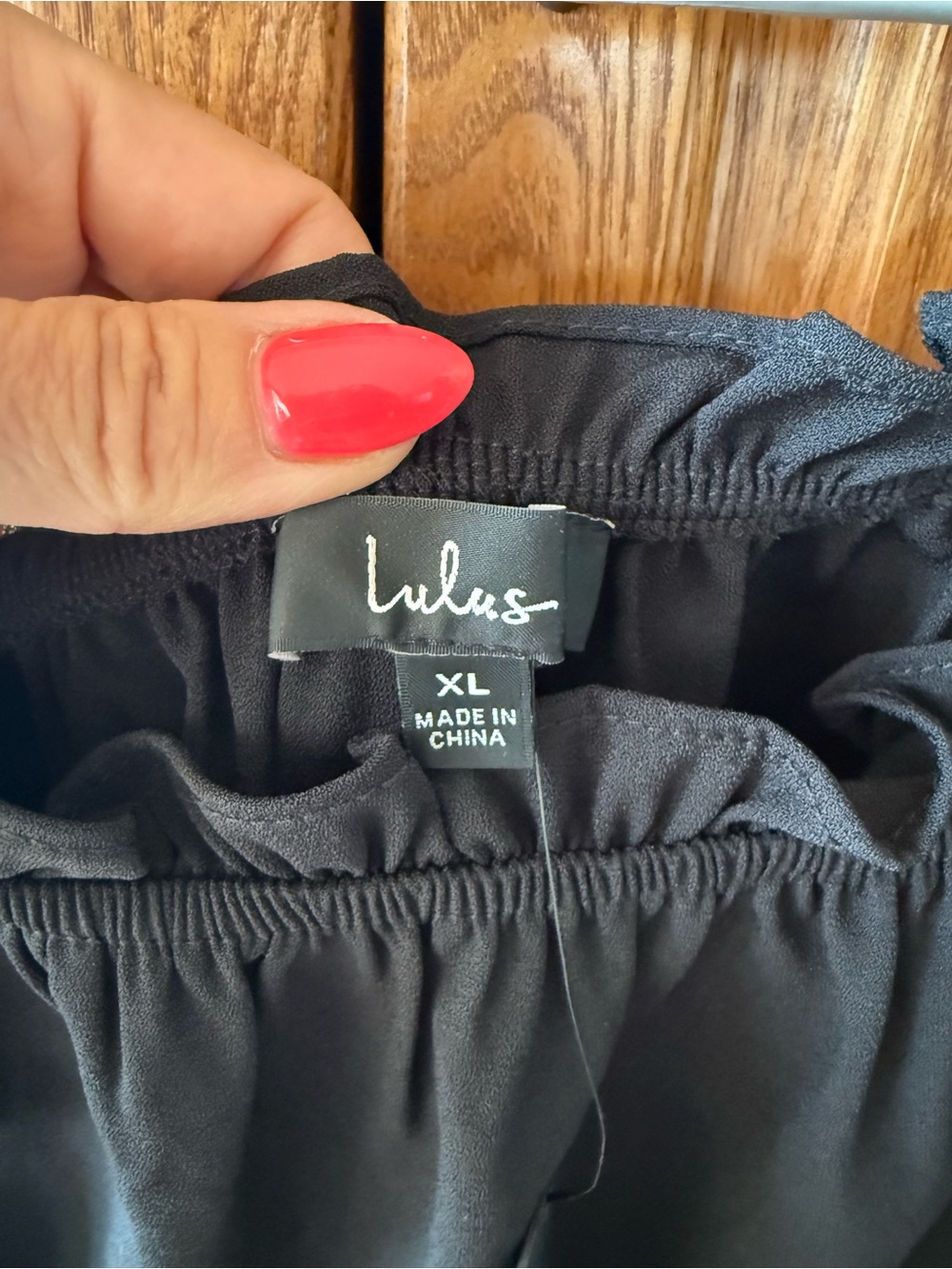 Lulu's Black Off-the-Shoulder Ruffle-Sleeve Blouse - Picture 2 of 4